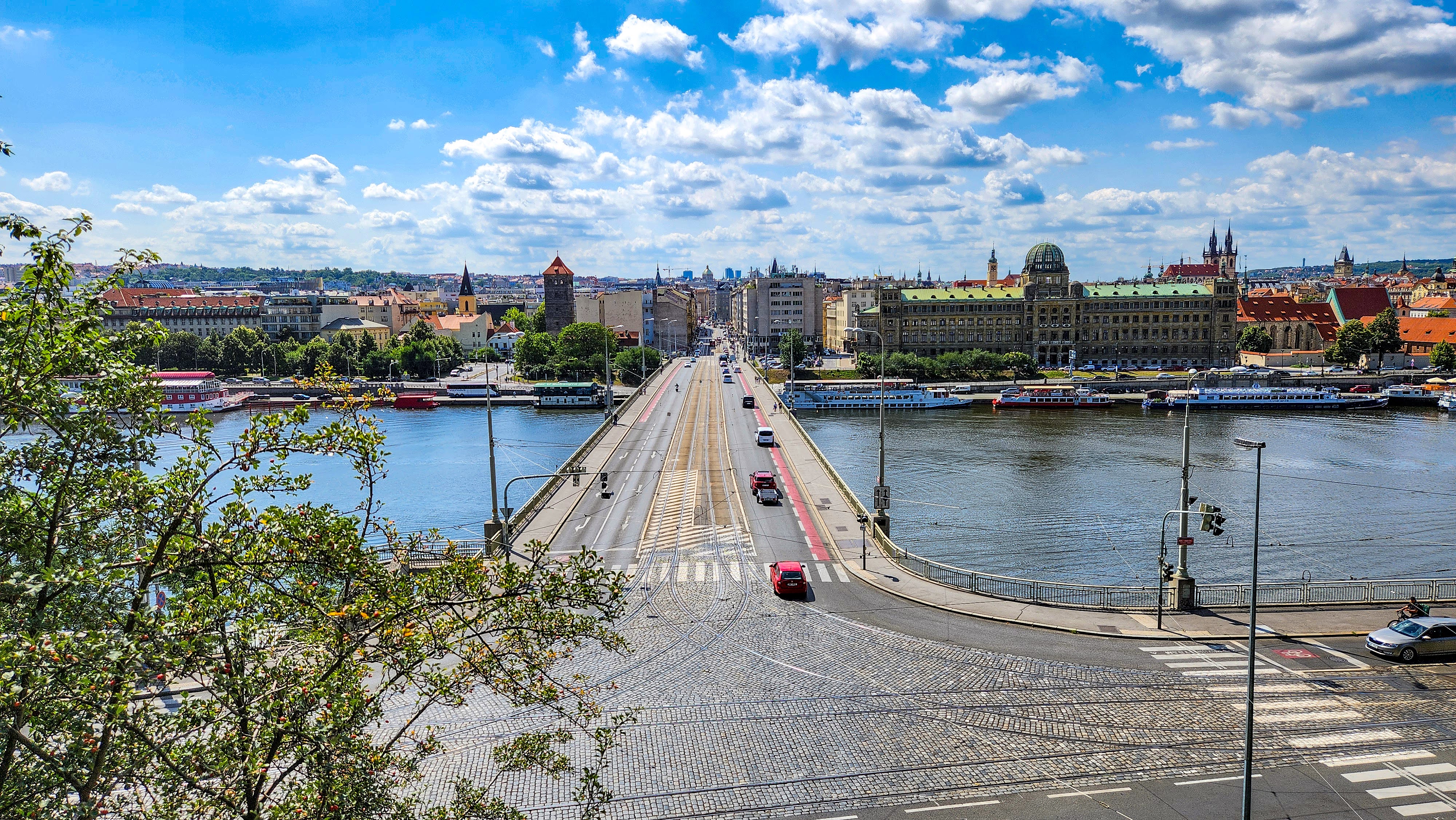 City viewpoint terrace at Letná